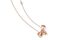 Necklace Damiani Woman Fiocco in Rose Gold Diamante 20068545 - 20068545